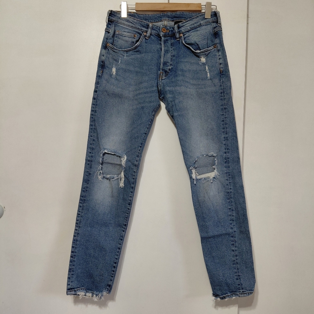 &Denim Skinny Distressed Jeans Men